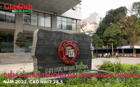 Điểm chuẩn trường Đại học Ngoại thương năm 2023, cao nhất 28,5 điểm