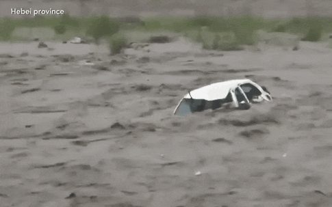 Mưa lũ ở Trung Quốc: Hàng loạt ô tô chìm trong biển nước, nhiều tòa nhà bỗng chốc hóa thành "ốc đảo"