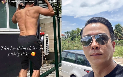 'Vua cá Koi' Thắng Ngô chăm chỉ tập gym 'độ' body sau chia tay Hà Thanh Xuân