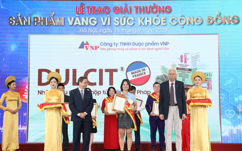 Dulcit vinh dự nhận giải thưởng "Sản phẩm vàng vì sức khỏe cộng đồng"
