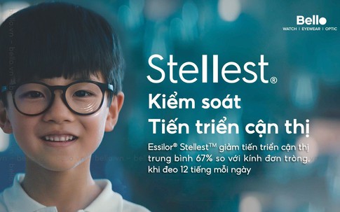 Bello Eyewear là đối tác chiến lược tròng kính Essilor Stellest tại Việt Nam