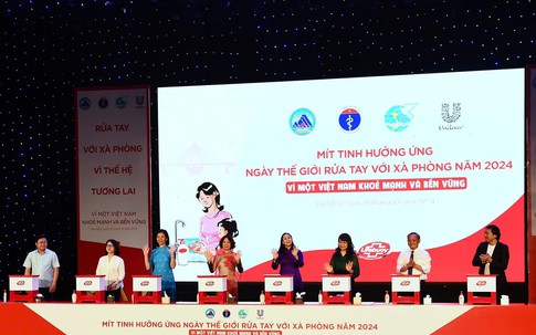 Mít tinh hưởng ứng Ngày Thế giới rửa tay với xà phòng năm 2024