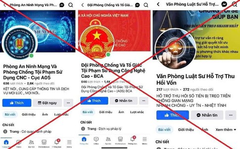 Cơ quan chức năng cảnh báo các trang web giả mạo
