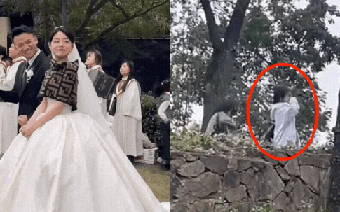 Xuất hiện ở đám cưới em gái nhưng chỉ dám nhìn từ xa, chị gái làm 1 hành động khiến cả cõi mạng "bật khóc"