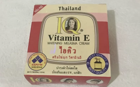 Khẩn trương thu hồi kem thoa mặt IQ Vitamin E Whitening Melasma do chứa chất cấm, có thể gây nguy hiểm đến sức khỏe người dùng