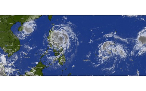 Tin bão mới nhất: Bão Yinxing, Toraji, Man-yi đang hoạt động, miền Trung sắp mưa lớn