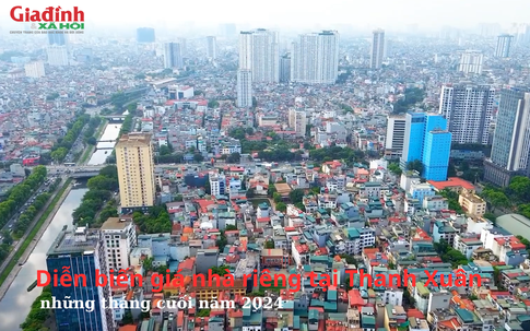 Diễn biến giá bán nhà riêng lẻ tại Thanh Xuân, Hà Nội những tháng cuối năm 2024