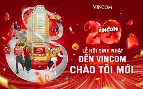 Sinh nhật Vincom 20 năm khai màn mùa lễ hội rực rỡ nhất trong năm