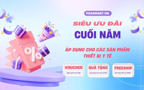 Pharmart tung nhiều ưu đãi cho thiết bị y tế chăm sóc sức khỏe gia đình