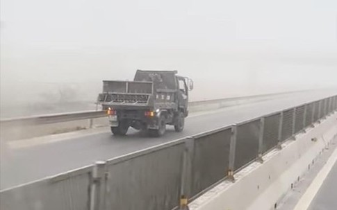 Phạt 17 triệu đồng tài xế xe tải chạy ngược chiều trên cao tốc Nghi Sơn – Diễn Châu