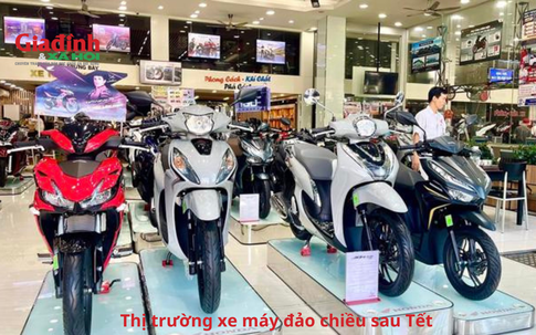 Giá xe máy đảo chiều sau Tết thu hút khách mua