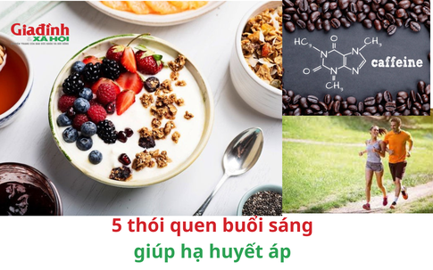 5 thói quen buổi sáng giúp hạ huyết áp