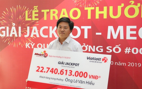 Vietlott liên tiếp thông báo tin vui, lại có thêm một người ghi tên vào danh sách tỷ phú