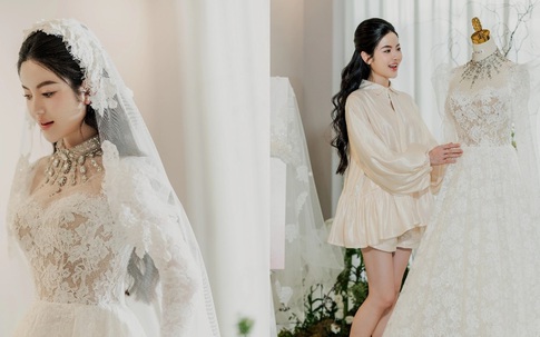 Vợ Quang Hải mặc váy 150 triệu đồng trong đám cưới ở quê nhà