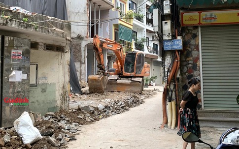 Sau 12 năm đình trệ, Hà Nội tái khởi công tuyến đường Phương Mai - sông Lừ hơn 200 tỷ đồng