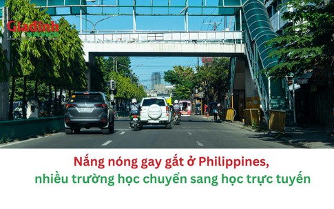 Nắng nóng gay gắt ở Philippines, nhiều trường học chuyển sang học trực tuyến