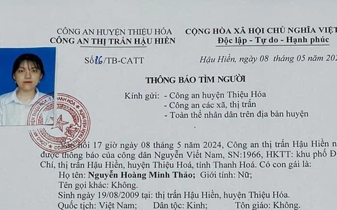 Nữ sinh 15 tuổi mất liên lạc 2 ngày với gia đình sau buổi học