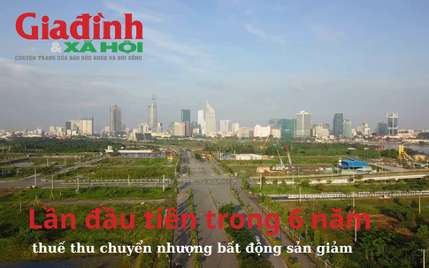 Lần đầu tiên trong 6 năm, thuế thu chuyển nhượng bất động sản giảm