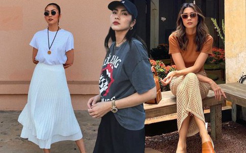 Tham khảo Tăng Thanh Hà cách mặc 3 mẫu chân váy phổ biến trong mùa hè