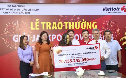 Chuyện chưa từng có của Vietlott: Người phụ nữ cùng lúc trúng cả Jackpot 1, 2 và 48 giải Nhất nhận về tổng hơn 70 tỷ đồng
