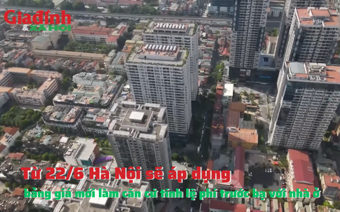 Từ 22/6 Hà Nội sẽ áp dụng bảng giá mới làm căn cứ tính lệ phí trước bạ với nhà ở trên địa bàn thành phố