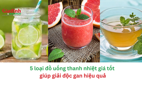 5 loại đồ uống thanh nhiệt giá tốt giúp giải độc gan hiệu quả