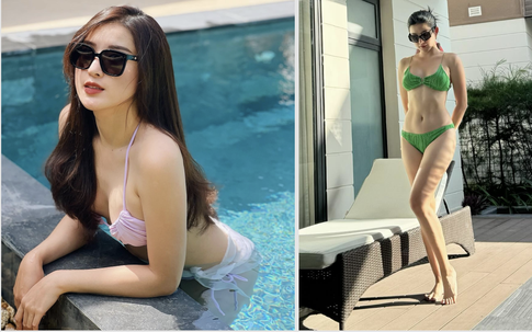 Huyền My hiếm hoi diện bikini, lộ bí quyết giữ dáng sau 10 năm làm Á hậu