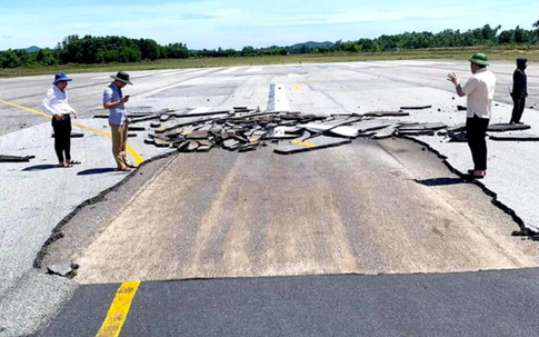 Đề xuất 745 tỷ đồng sửa chữa đường cất hạ cánh sân bay Vinh