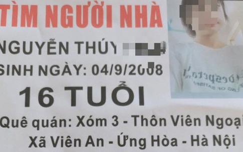 Hà Nội: Nữ sinh bỏ nhà đi biệt tăm nhiều ngày, gia đình kêu cứu cộng đồng mạng