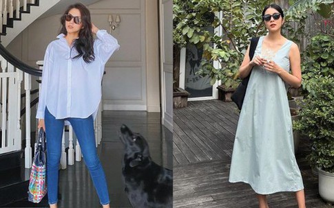 10 set trang phục tối giản ấn tượng nhất của Tăng Thanh Hà