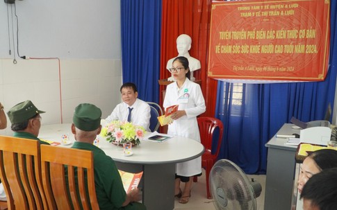 Truyền thông lồng ghép khám sức khỏe, sàng lọc bệnh thường gặp ở người cao tuổi