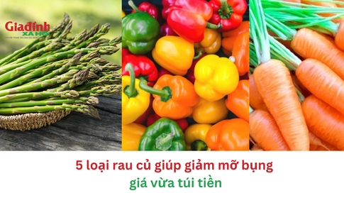 5 loại rau củ giúp giảm mỡ bụng giá vừa túi tiền