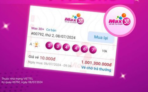 Bỏ 100.000 đồng mua Vietlott, người đàn ông bất ngờ nhận về số tiền thưởng lên tới 10 con số