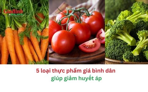 5 thực phẩm giá bình dân giúp giảm huyết áp