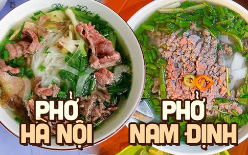 3 khác biệt điển hình giữa phở bò Hà Nội và phở bò Nam Định