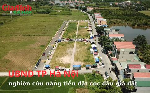 Sau 2 phiên đấu giá cao bất thường tại Thanh Oai và Hoài Đức, Hà Nội nghiên cứu nâng tiền đặt cọc đấu giá đất