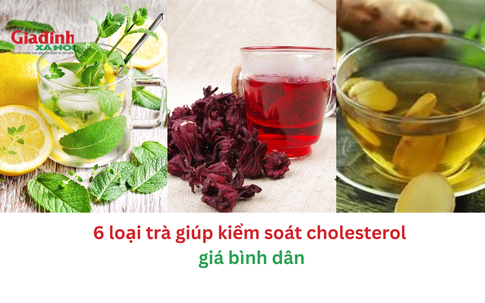 6 loại trà giúp kiểm soát cholesterol giá bình dân