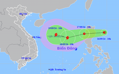 Biển Đông đón áp thấp nhiệt đới, gió giật cấp 9 và khả năng mạnh thành bão