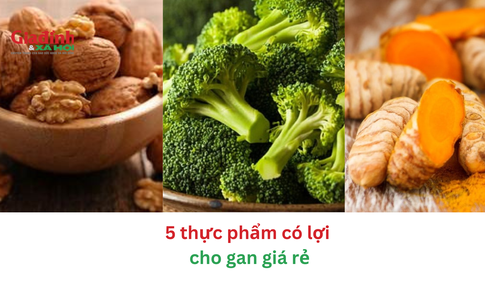 5 thực phẩm tốt cho gan giá rẻ