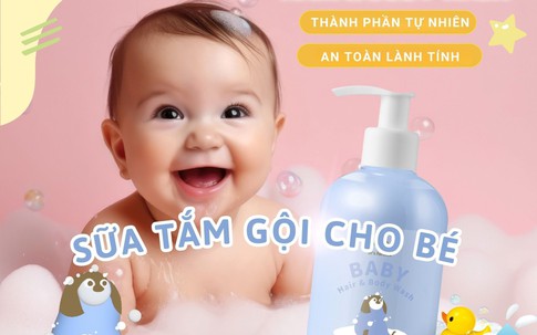 Bố mẹ nên lựa chọn sản phẩm tắm gội nào cho bé?