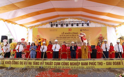 T&T Group khởi công Cụm công nghiệp Nam Phúc Thọ giai đoạn 1
