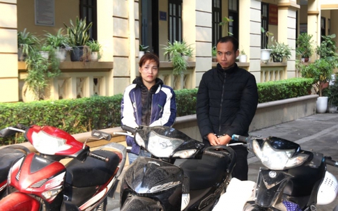 Bắt giữ cặp vợ chồng cùng nhau gây ra hơn 10 vụ trộm cắp tài sản