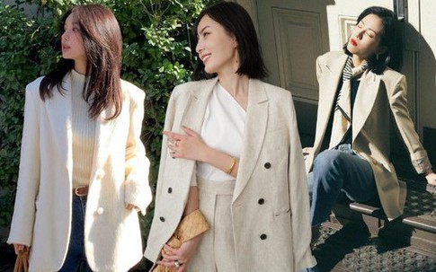 10 cách mặc áo blazer đi chúc Tết hay du xuân đều đẹp