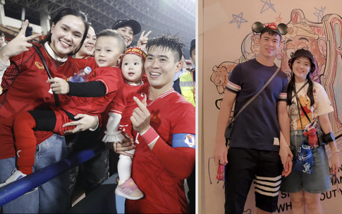 Nhan sắc bà xã đội trưởng Đỗ Duy Mạnh gây chú ý ở chung kết ASEAN Cup