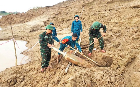 Hủy quả bom nặng 340kg sót lại sau chiến tranh