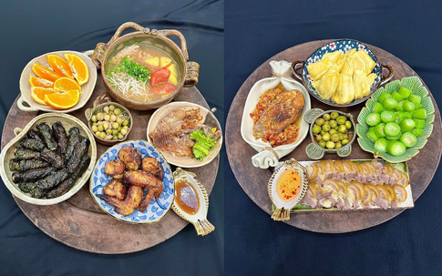 Nữ tiếp viên trưởng 'gây sốt' với bộ sưu tập mâm cơm gia đình khiến ai nhìn cũng muốn về nhà ăn cơm