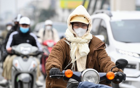 Không khí lạnh tăng cường tràn về miền Bắc, có nơi dưới 16°C