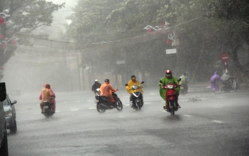 Những nơi sẽ hứng mưa to như trút nước trong ngày hôm nay do ảnh hưởng của bão số 12