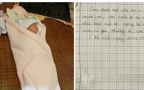 Bé sơ sinh bị bỏ rơi trước cổng nhà người dân