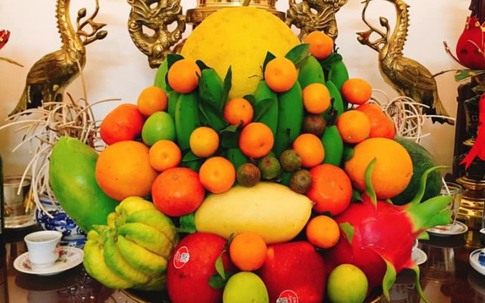 Bát hương đặt trước hay sau mâm ngũ quả trên ban thờ